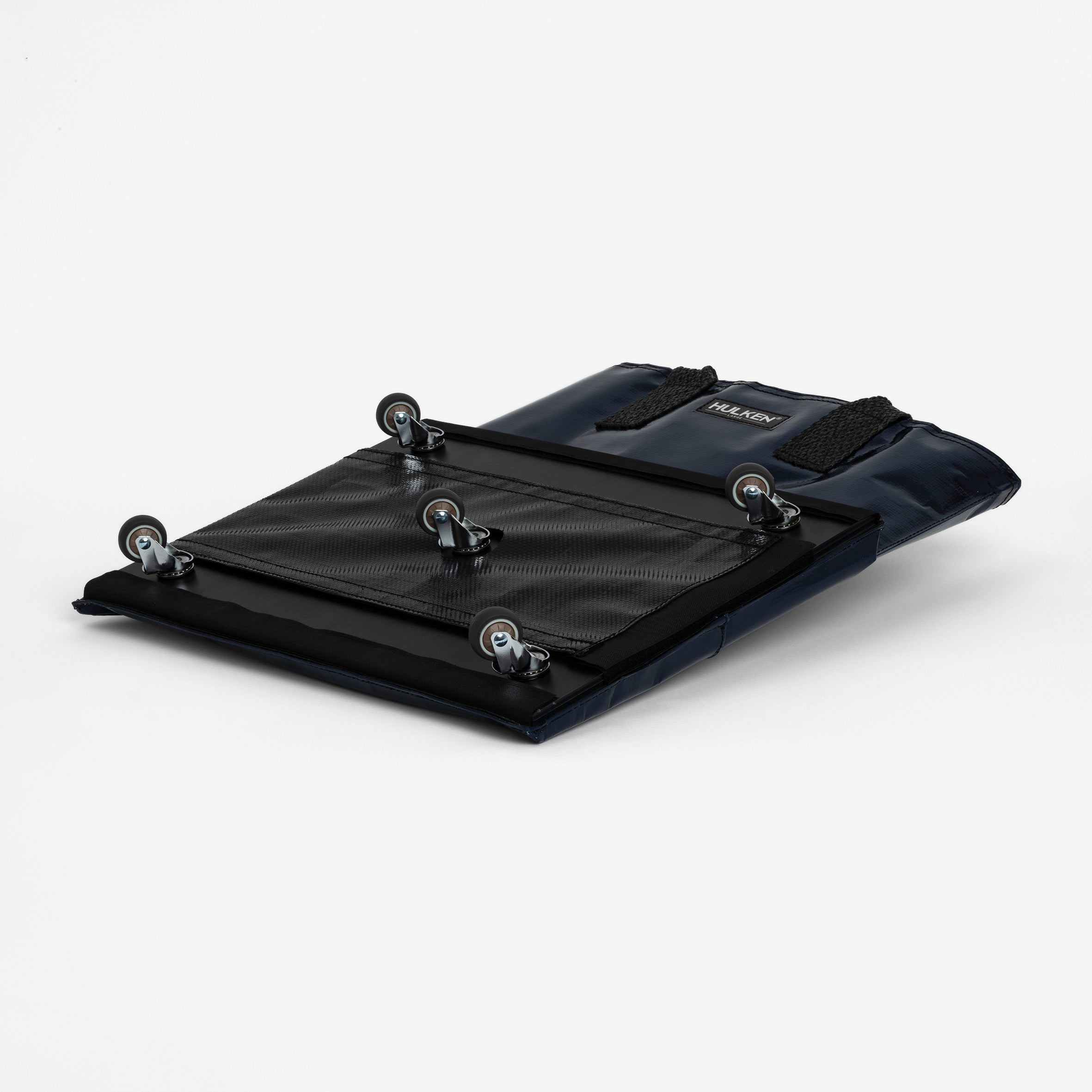 Hulkthten Foldable Rolling Tote Bag with Zip Top Closure