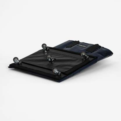 Hulkthten Foldable Rolling Tote Bag with Zip Top Closure