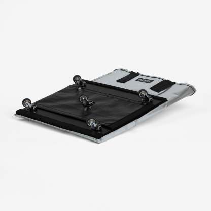 Hulkthten Foldable Rolling Tote Bag with Zip Top Closure
