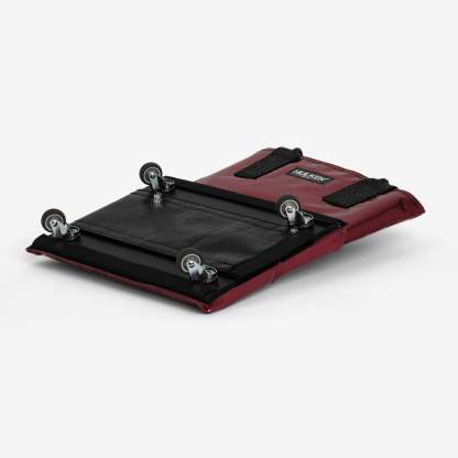 Hulkthten Foldable Rolling Tote Bag with Zip Top Closure
