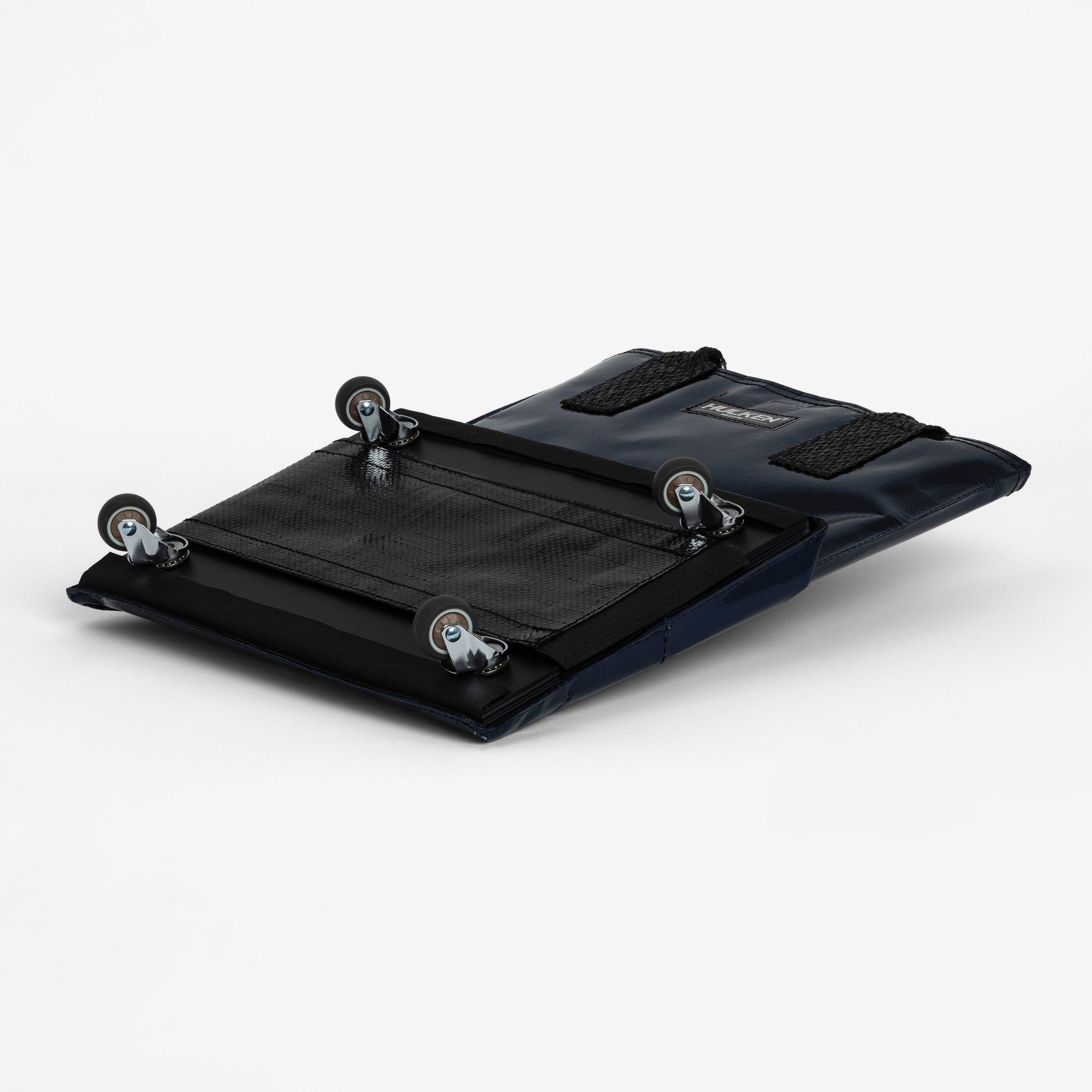 Hulkthten Foldable Rolling Tote Bag with Zip Top Closure