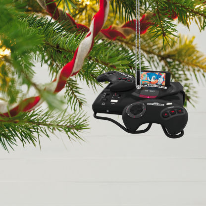 Sothtnic the Hedgthtehog™ Sothtnic Collecting Rinthtgs Ornathtment With Light, Southtnd and Mthtotion