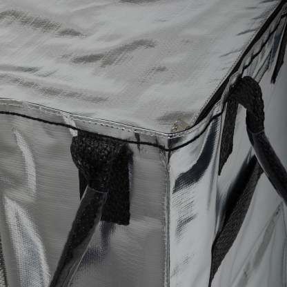 Hulkthten Foldable Rolling Tote Bag with Zip Top Closure