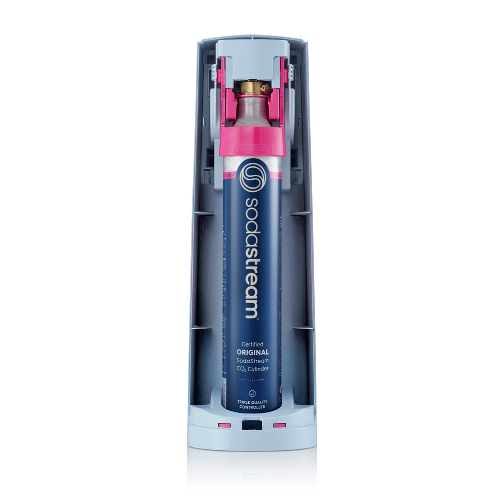 SodaStream FIZZI Sparkling Water Maker, 60L CO2 cylinder and 1L plastic bottle included, Black, Soda Maker