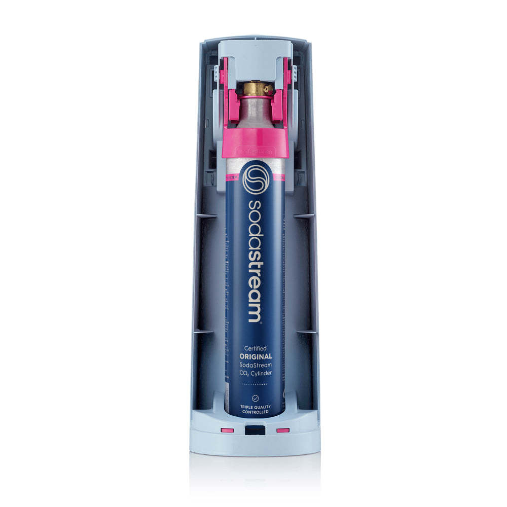 SodaStream FIZZI Sparkling Water Maker, 60L CO2 cylinder and 1L plastic bottle included, Black, Soda Maker