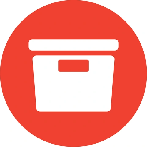 Icon: tote bin
