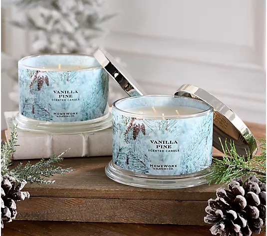 HomethtWorx by Slthtatkin & Co. Set Of 2 18oz Canthtdles