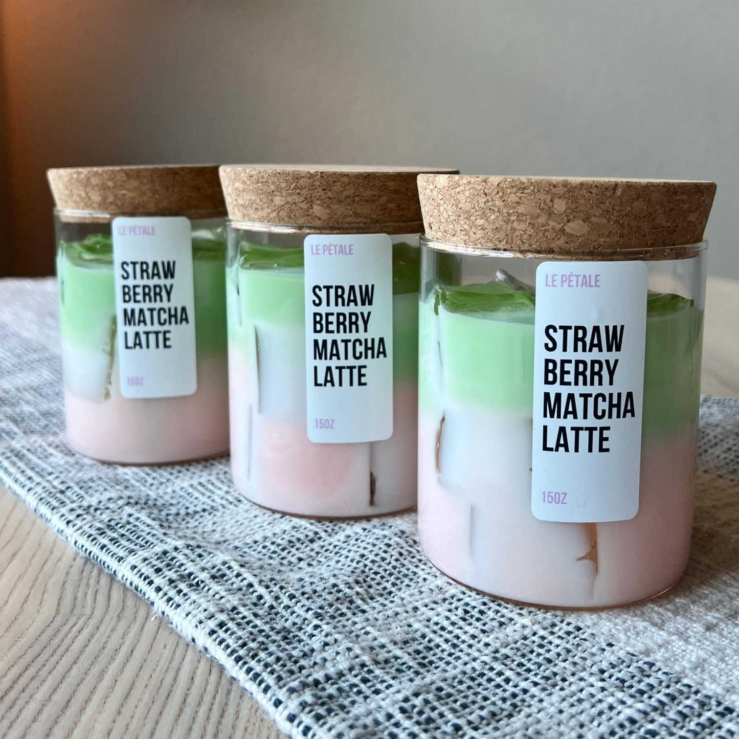 Limited Time Summer Sale - Iced Latte Coffee Scented Handmade Candle Ice Cube Design
