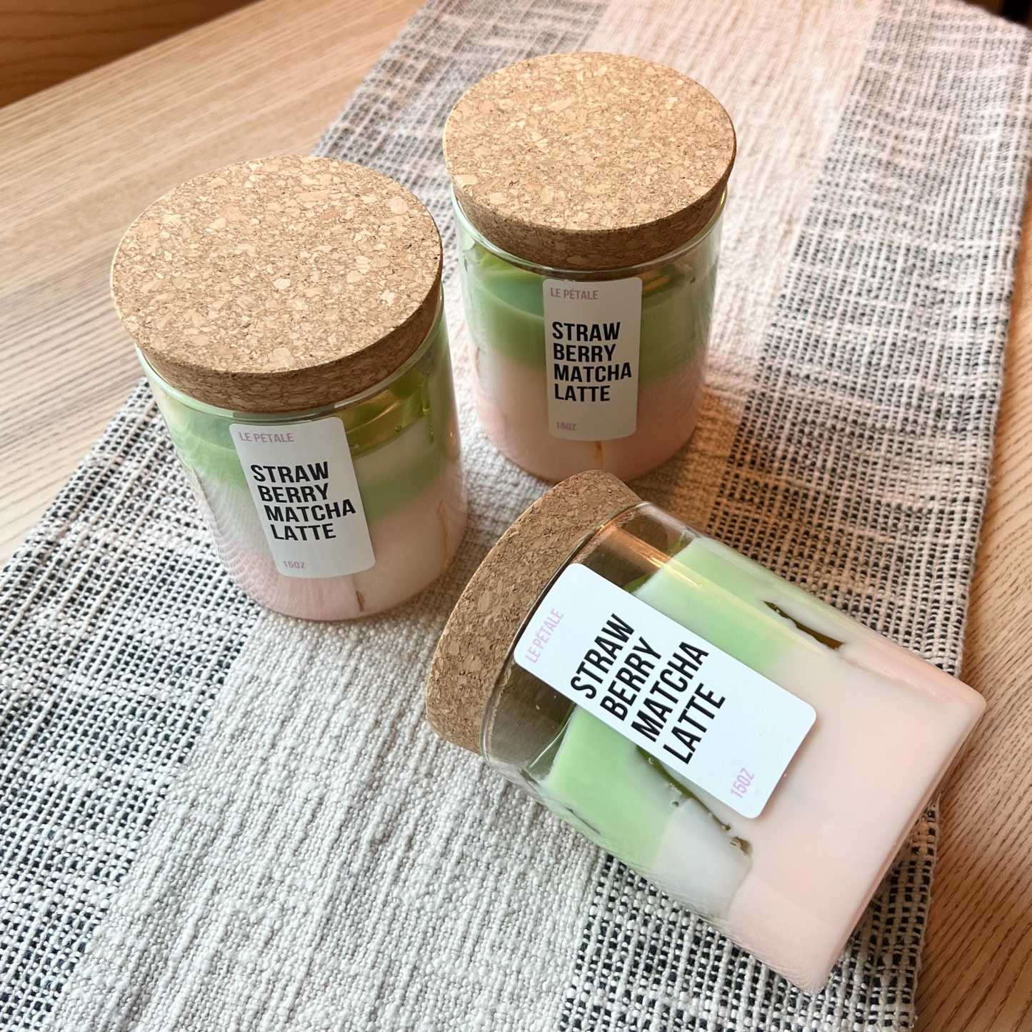 Limited Time Summer Sale - Iced Latte Coffee Scented Handmade Candle Ice Cube Design