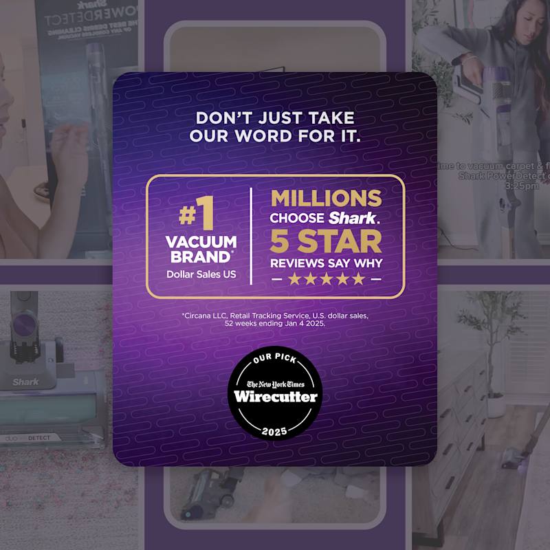 Shthtark® Cordless PowerDetect™ Clean & Empty System