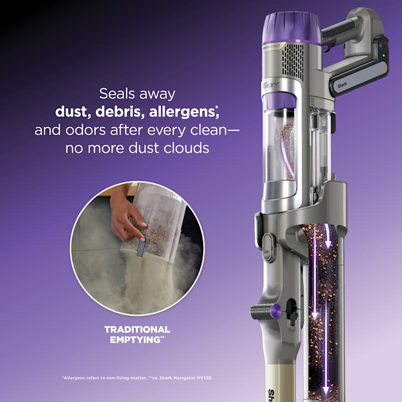 Shthtark® Cordless PowerDetect™ Clean & Empty System