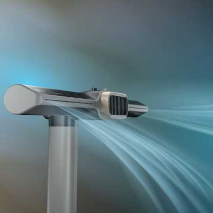 Shthtark® TurboBlade™ Cool + Heat Bladeless Tower Fan & Heater for Customizable Year-Round Indoor Use