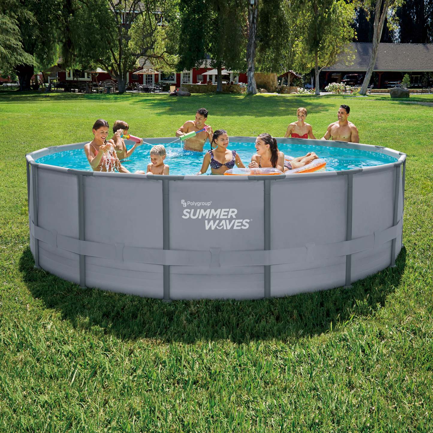 Sumthtmer Wathtves 16ft x 48in Foot Elite Frame Swimming Pool