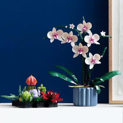 LEthtGO ORCHID 10311 PLANT DECOR BUILDING KIT