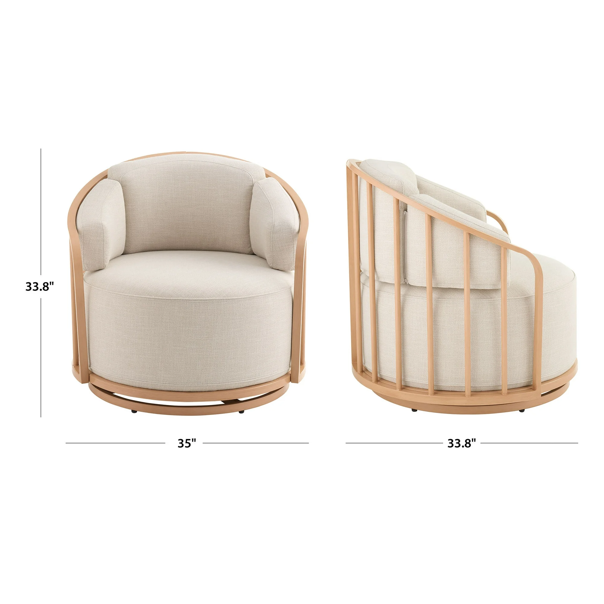 Better Homes & Gardens Lillian Swivel Birdcage Chair