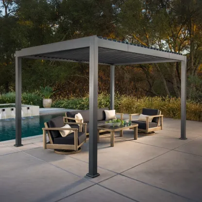 SunVilla Stratus 10' x 13' Motorized Louvered Pergola
