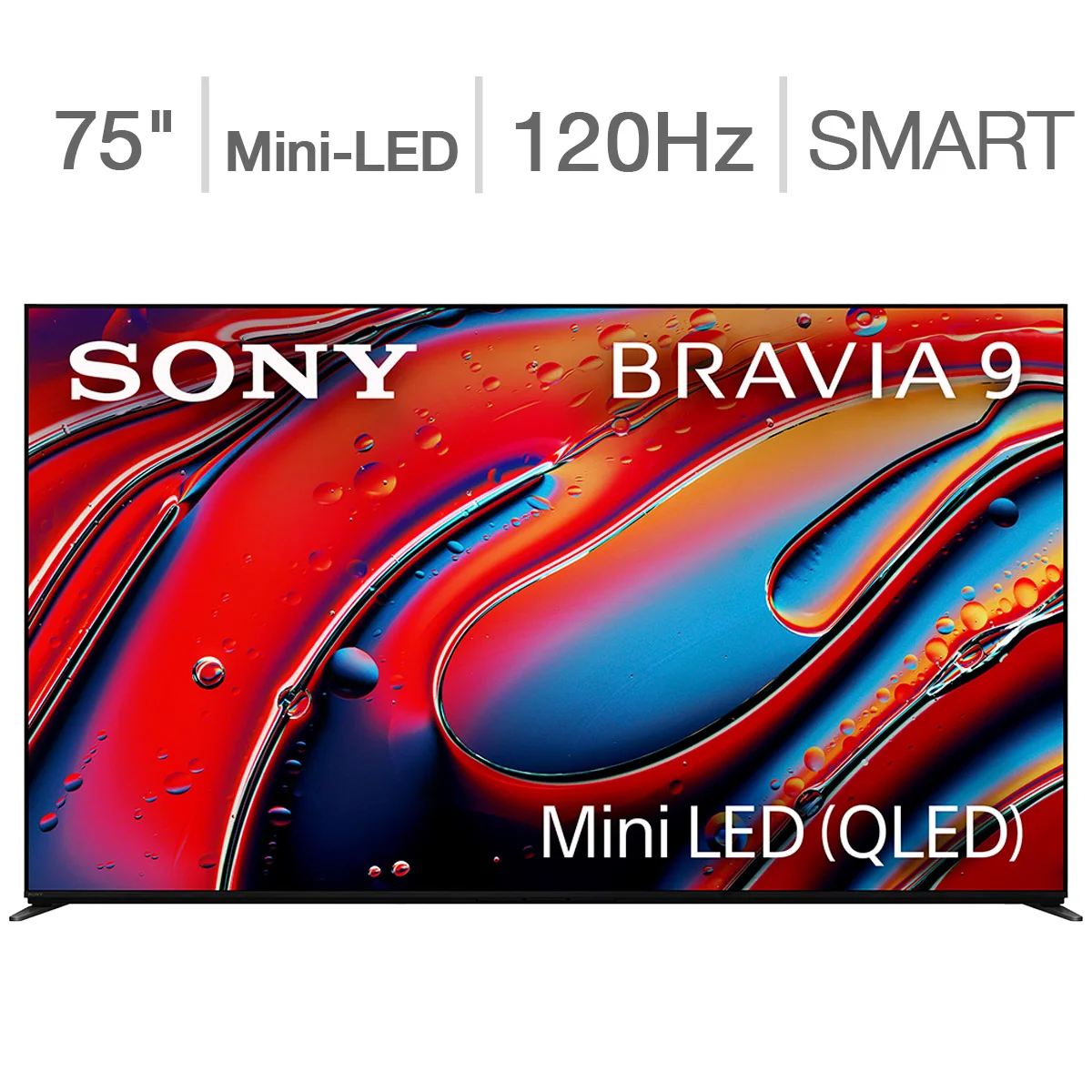 Sony 75" Class - BRAVIA 9 Series - 4K UHD QLED Mini-LED LCD TV