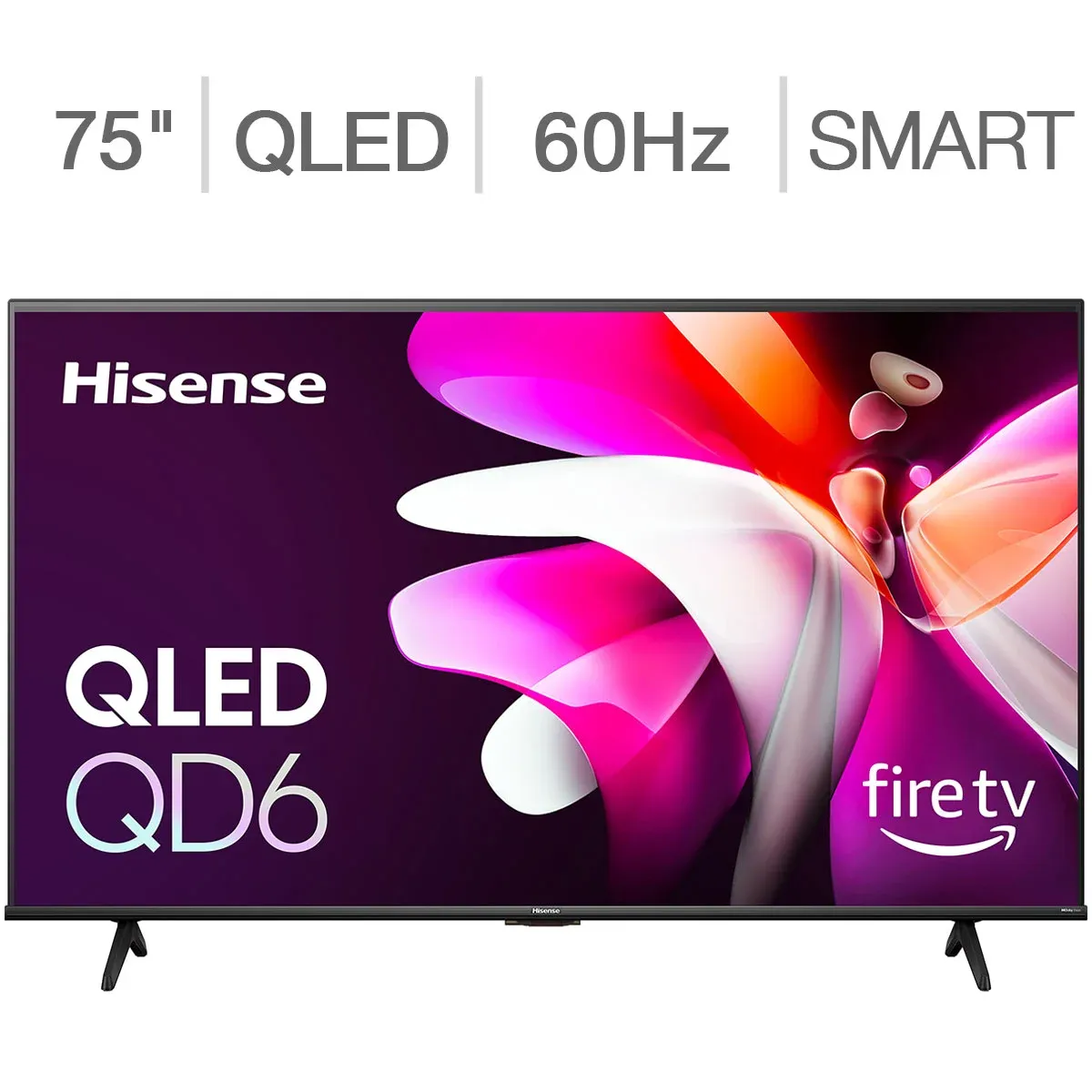 Hisense 75" Class - QD6 Series - 4K UHD QLED LCD TV