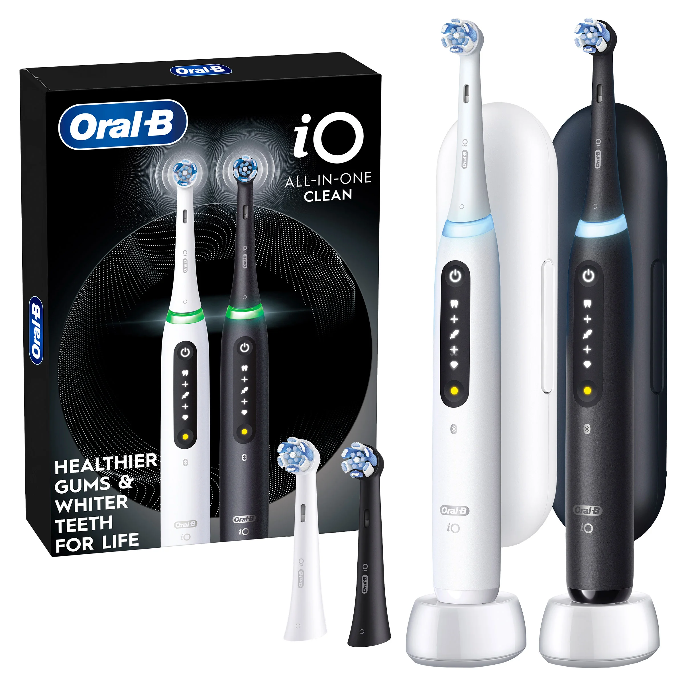 Orthtal-B iO All-in-One Clean Rechargeable Electric Toothbrush, 2-pack