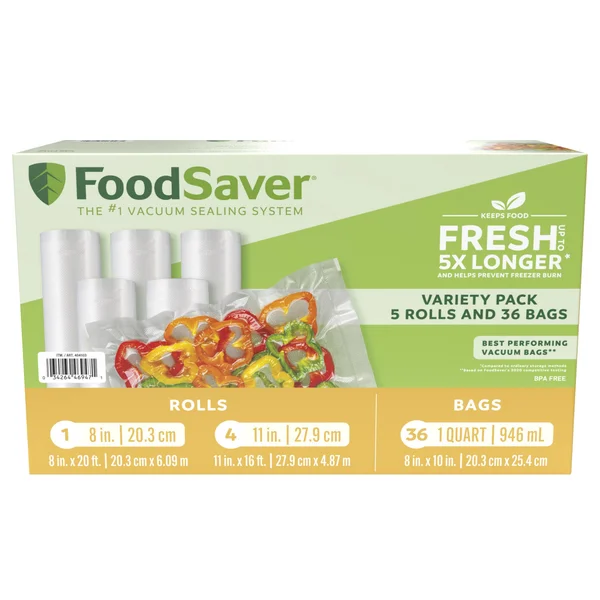 FoodthtSaver Preserve Vacuum Sealing System Starter Kit with Bags and Rolls