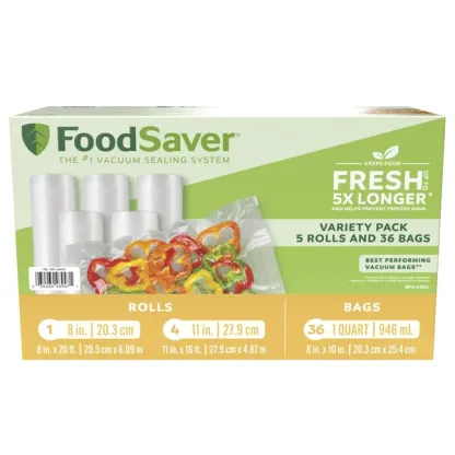 FoodthtSaver Preserve Vacuum Sealing System Starter Kit with Bags and Rolls