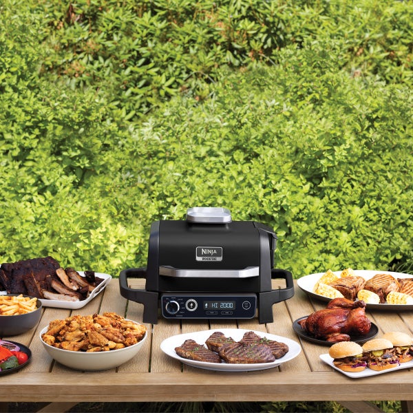  Ninja Woodfire Electric Outdoor Grill, Smoker, & Griddle