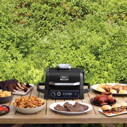  Ninja Woodfire Electric Outdoor Grill, Smoker, & Griddle