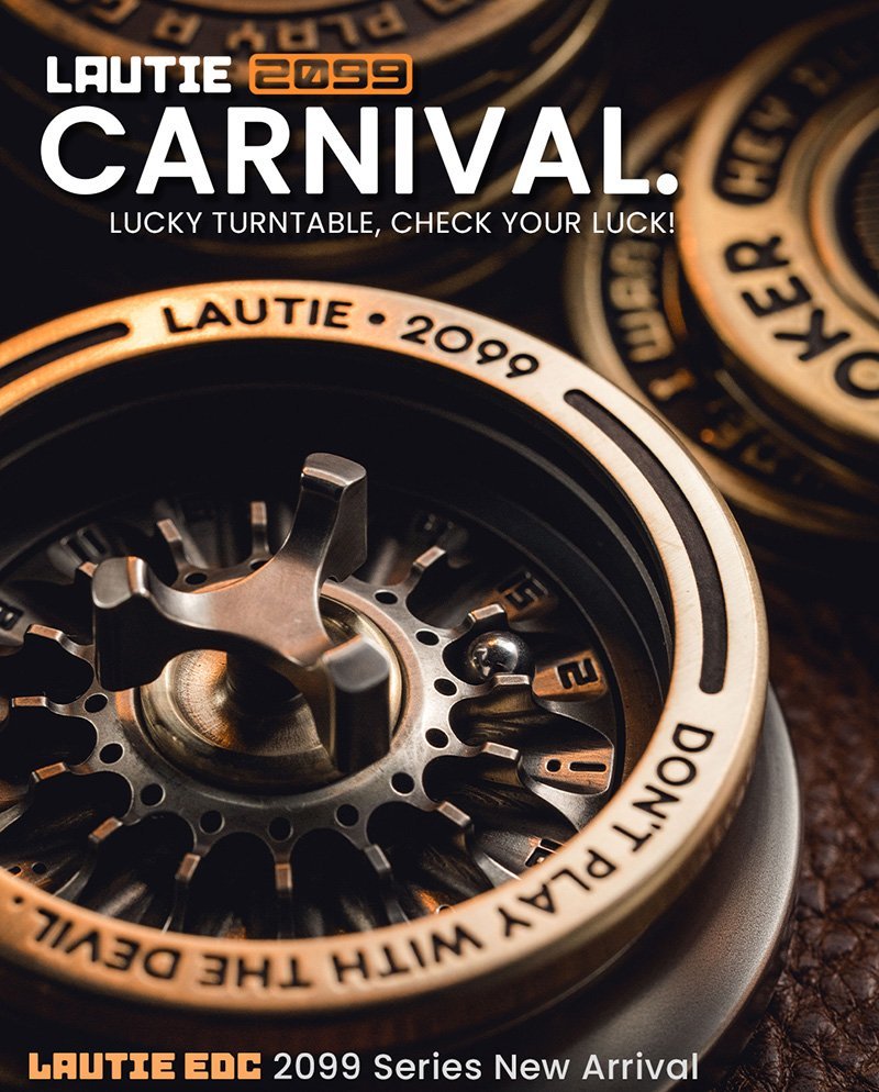 LauthttieEDC Carnival Spinner, Fidget Spinner, 2099 Series