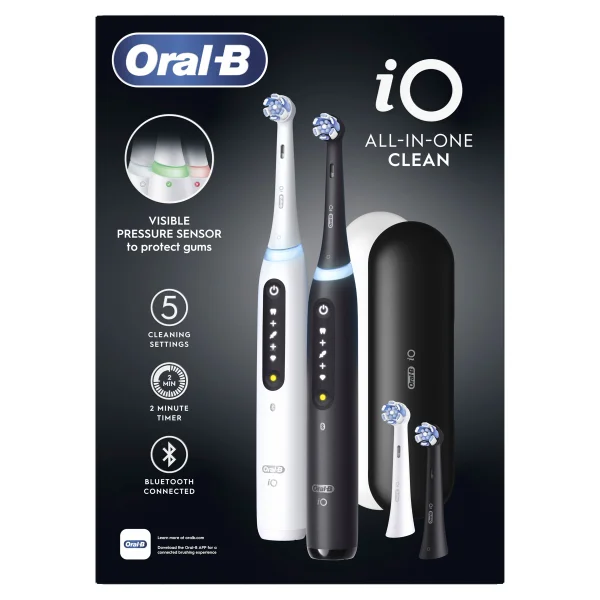 Orthtal-B iO All-in-One Clean Rechargeable Electric Toothbrush, 2-pack