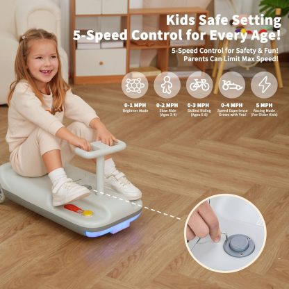 12V Ride-On Car with Cleaning Fun, 3 in 1 Gokart