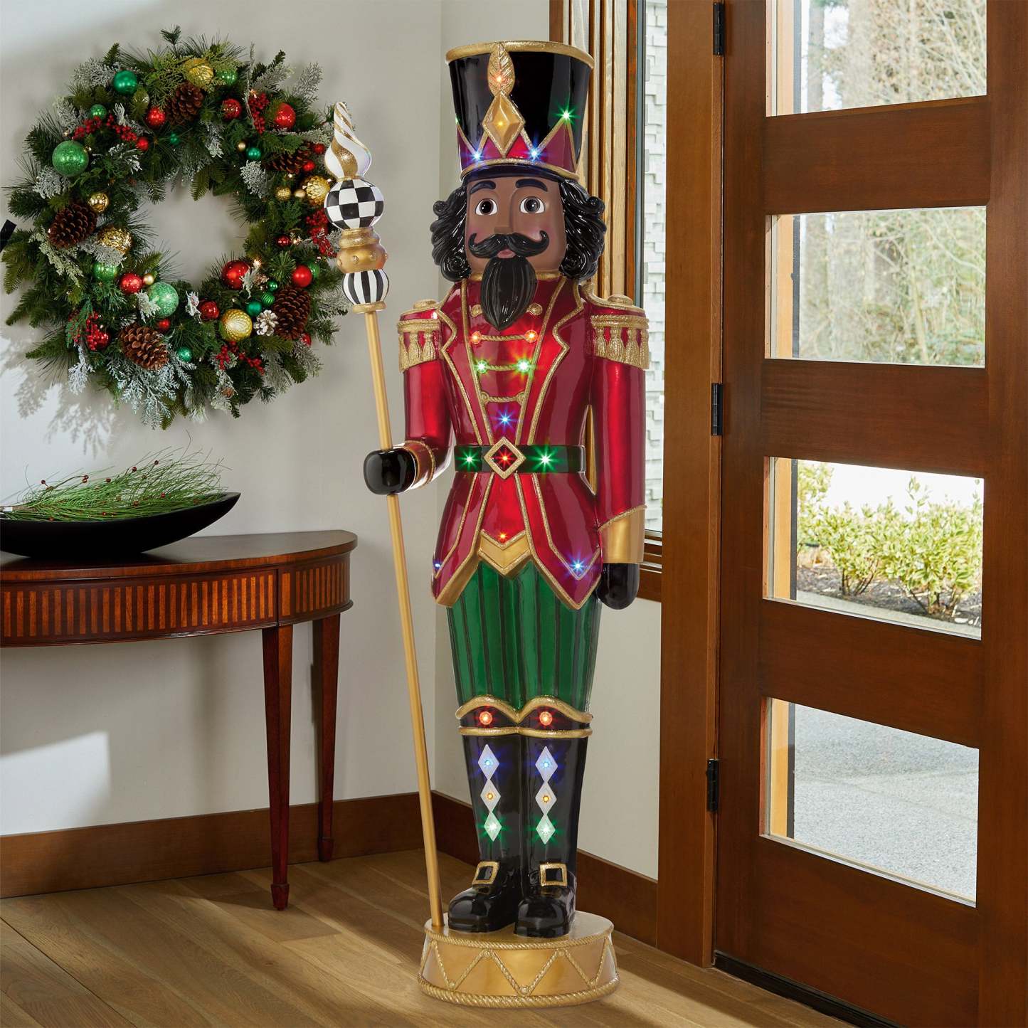 6' Nutcracker with LED Lights & Music