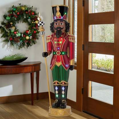 6' Nutcracker with LED Lights & Music