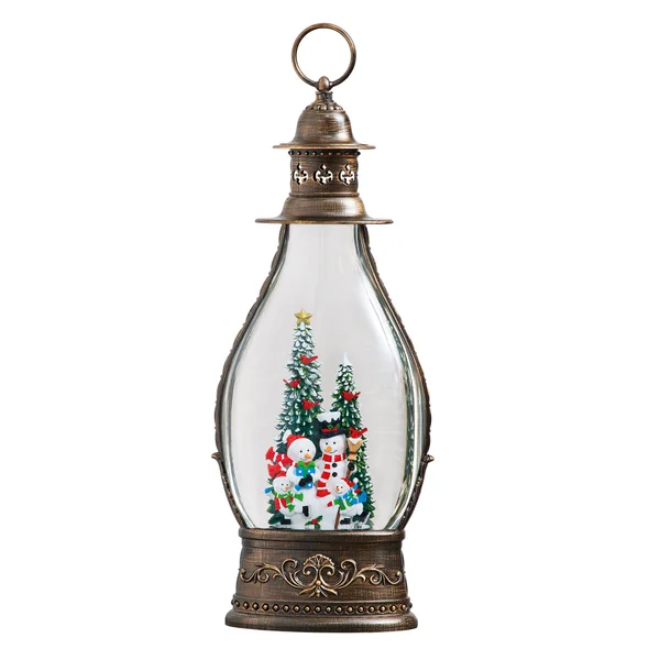 Free Gift - Jumbo Holiday Glitter Lantern with LED Light, Set of 3