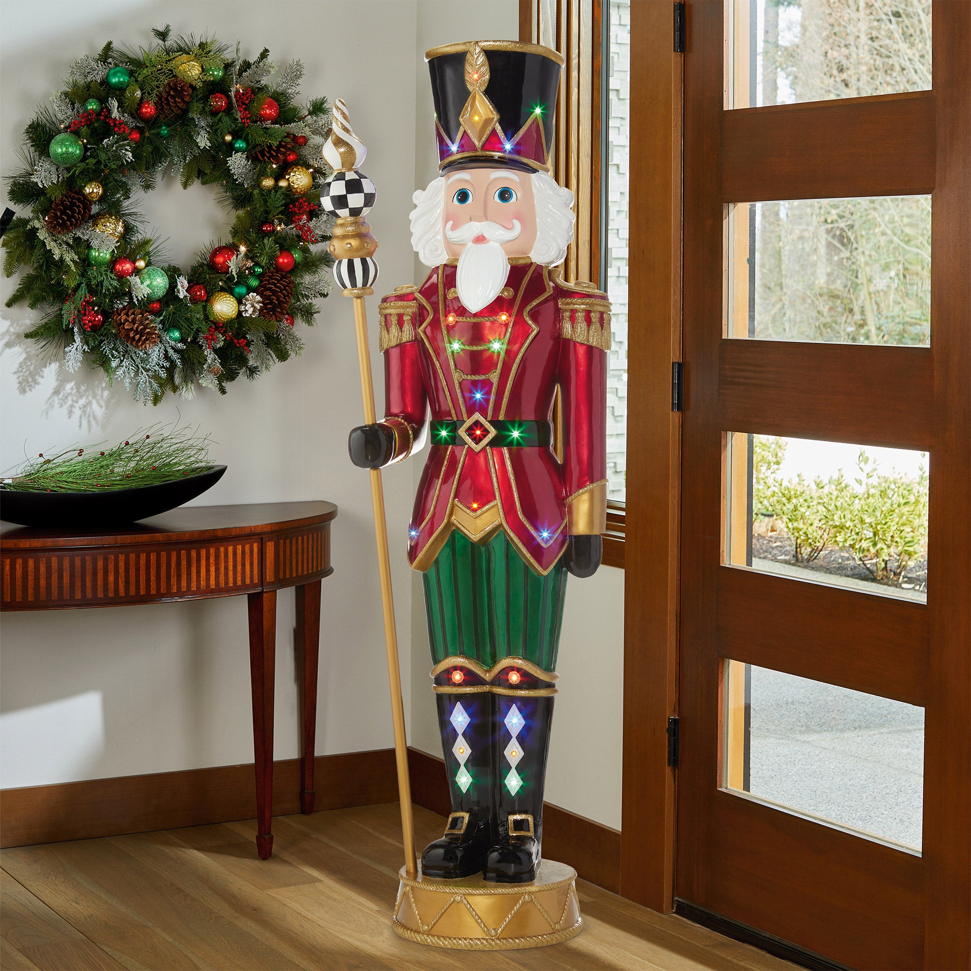 6' Nutcracker with LED Lights & Music