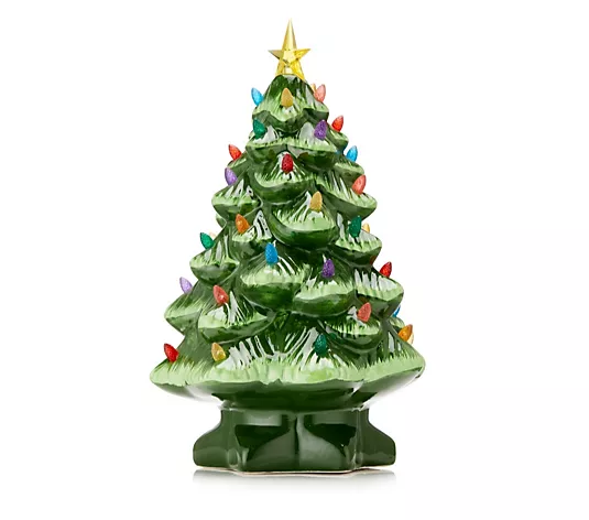 Mr Christmas Illuminated Ceramic Nostalgic Tree