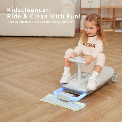 12V Ride-On Car with Cleaning Fun, 3 in 1 Gokart