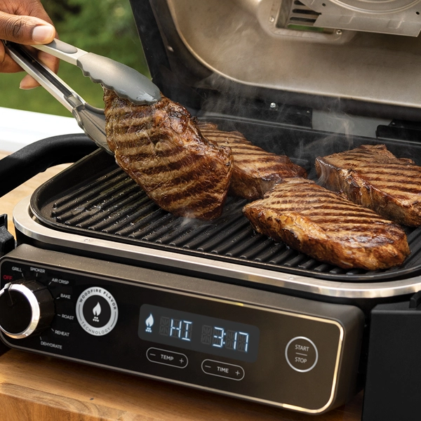  Ninja Woodfire Electric Outdoor Grill, Smoker, & Griddle