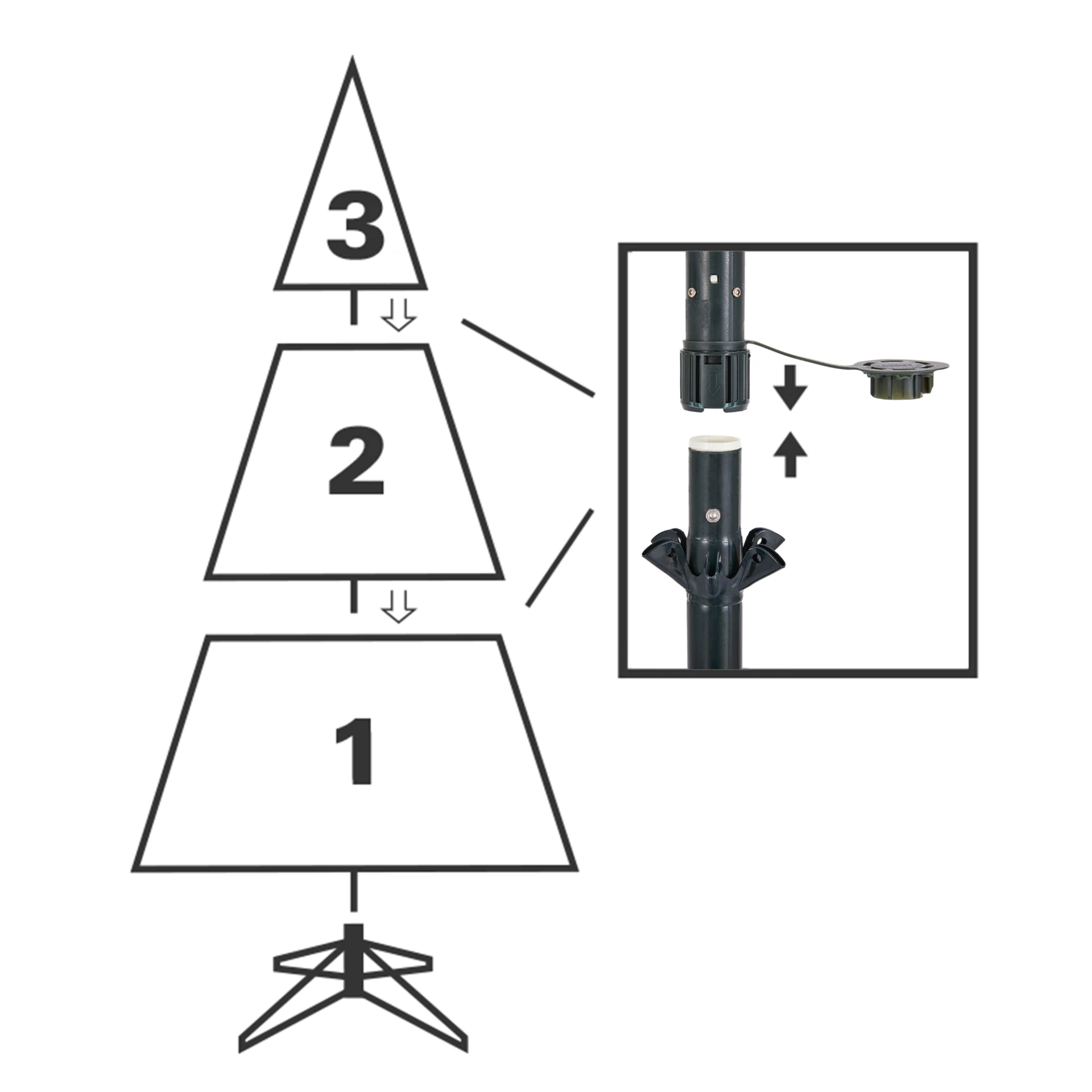 LED Artificial Christmas Tree