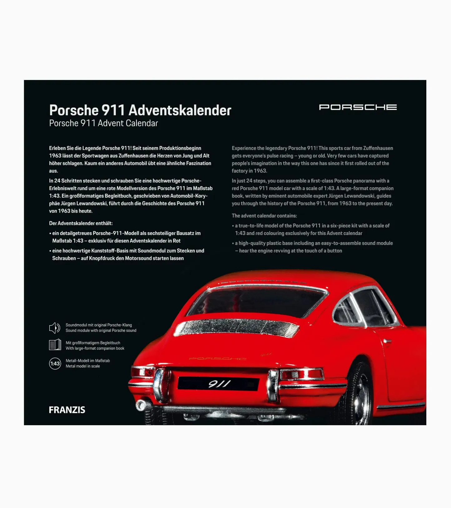 Porsthtche 911 advent calendar