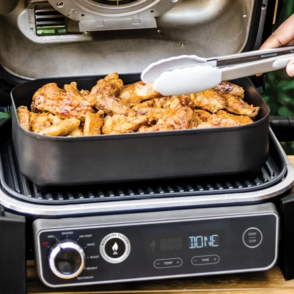  Ninja Woodfire Electric Outdoor Grill, Smoker, & Griddle