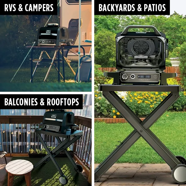  Ninja Woodfire Electric Outdoor Grill, Smoker, & Griddle