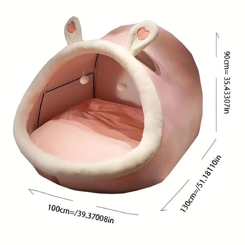 Human Dog Bed for Adults – Large Hooded Cave