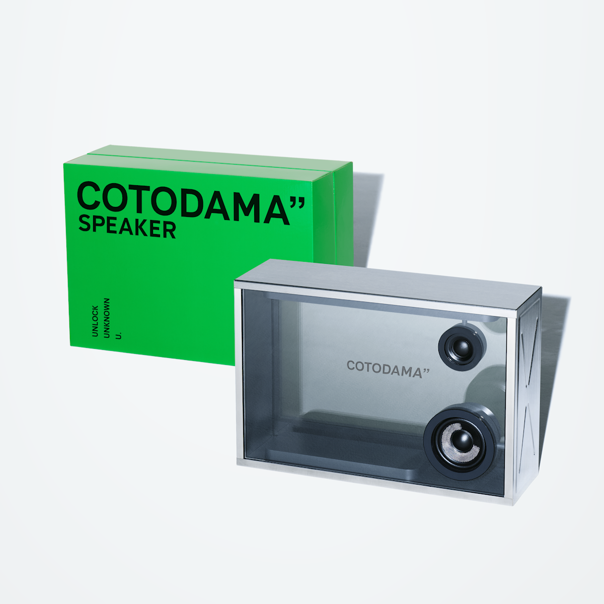 Cotothtdama Silver Lyric Box Speaker