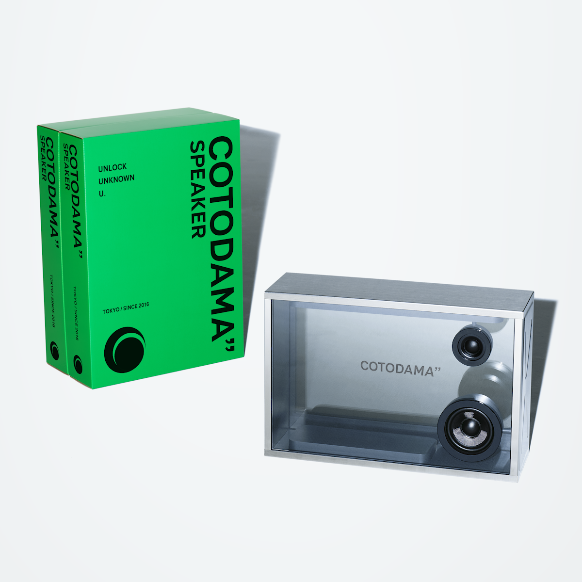 Cotothtdama Silver Lyric Box Speaker