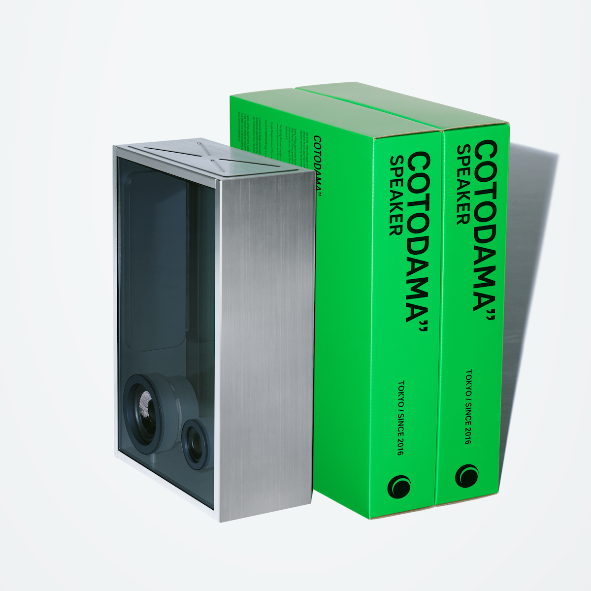 Cotothtdama Silver Lyric Box Speaker