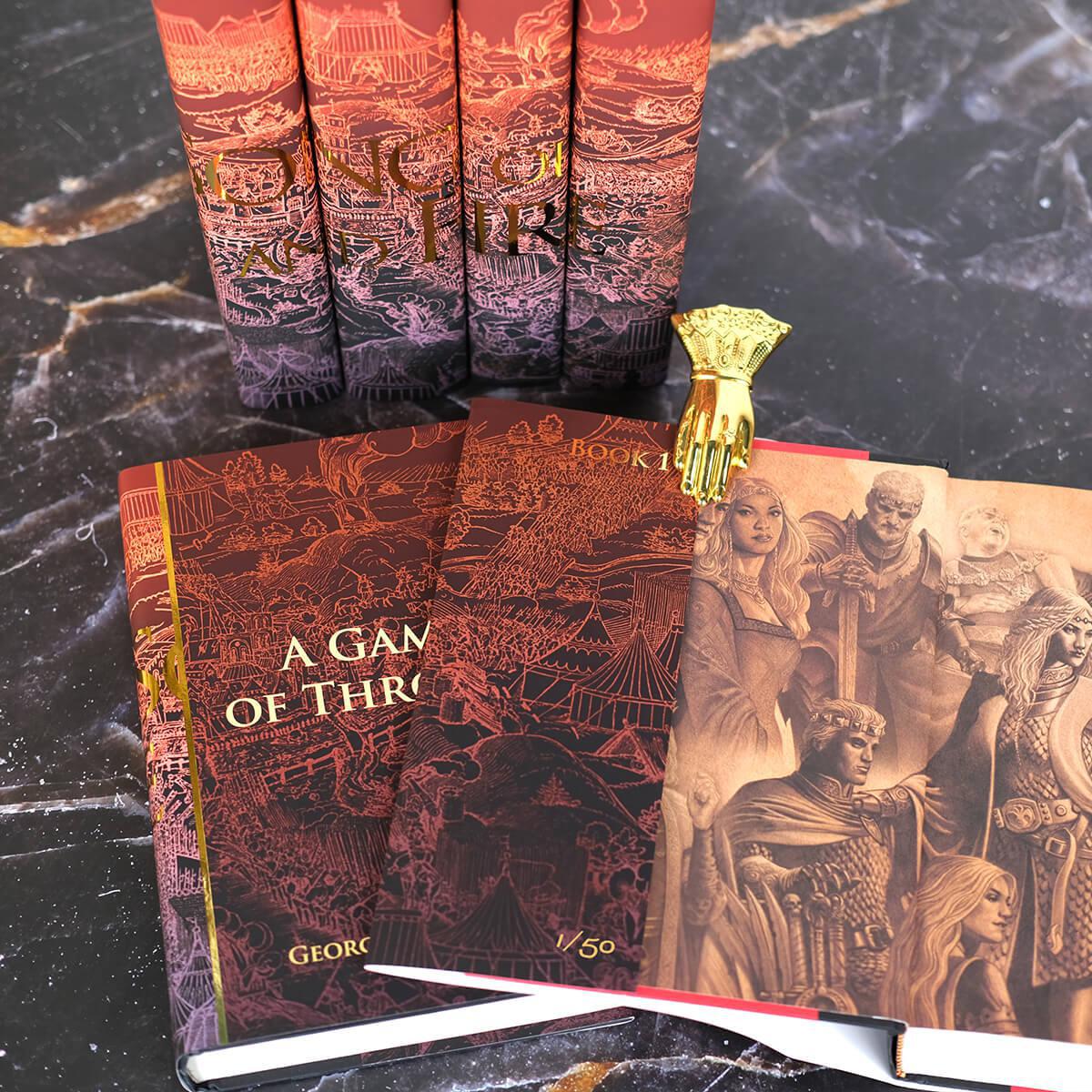 A SOthtNG OF ICthtE AND FIthtRE LIMITED EDITION BOOK SET