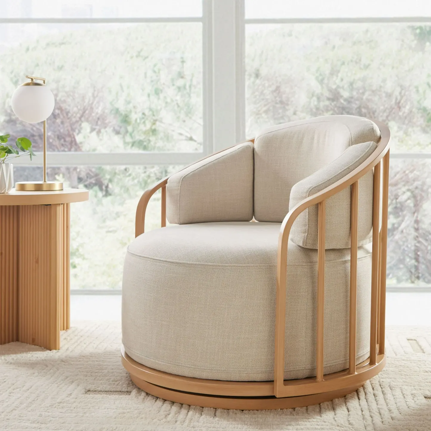 Better Homes & Gardens Lillian Swivel Birdcage Chair