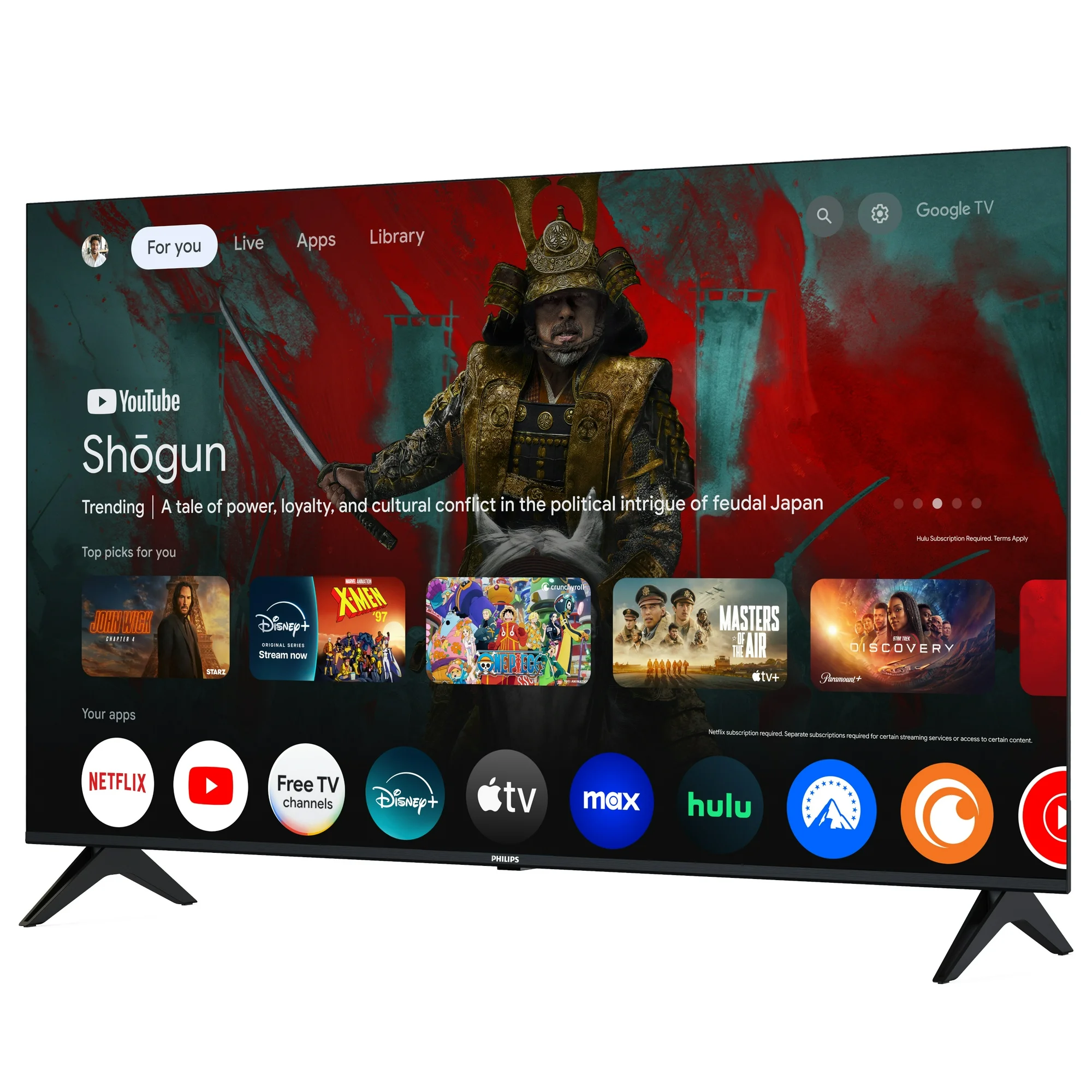 Phithtlips 55" Class 4K Ultra HD (2160p) Google Smart LED TV (55PUL7552/F7) (New)