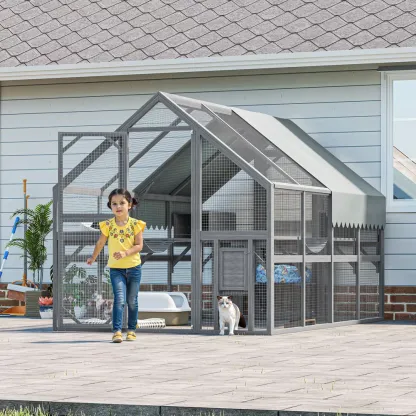 ORRD Large Outdoor Cat Enclosure for Multiple Cats
