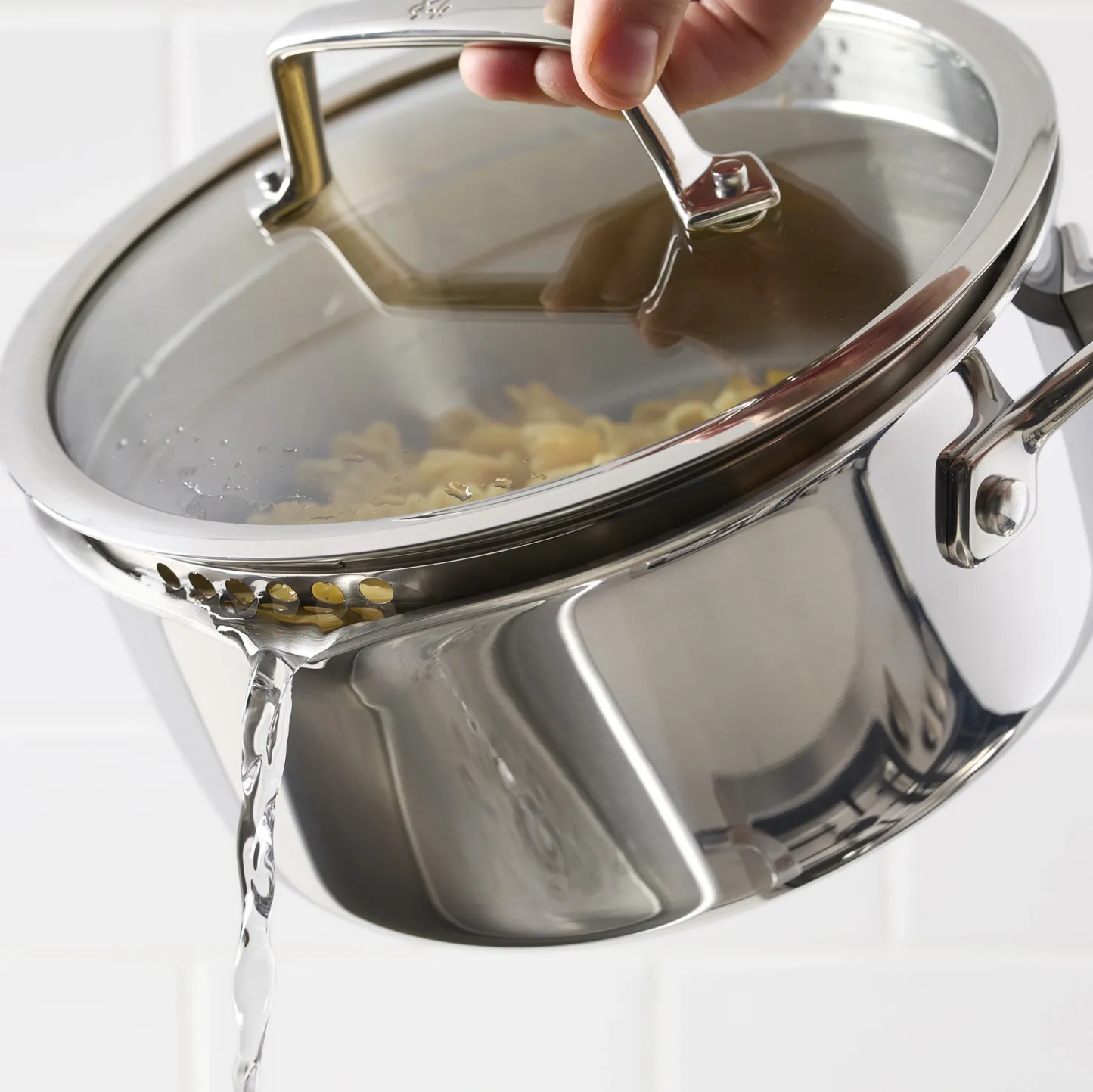 Hencthtkels Tri-Ply Clad Stainless Steel 12-piece Cookware Set